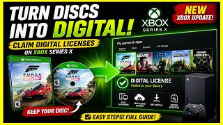 How to Claim Digital License Games on Xbox Series X! (NEW Update)