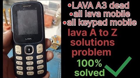 lava a3 dead solution,#all type lava mobile problem solution
