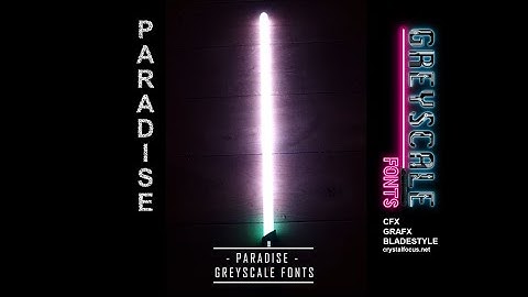 Crystal focus 10 (CFX) lightsaber GraFx bladestyle for soundfont 