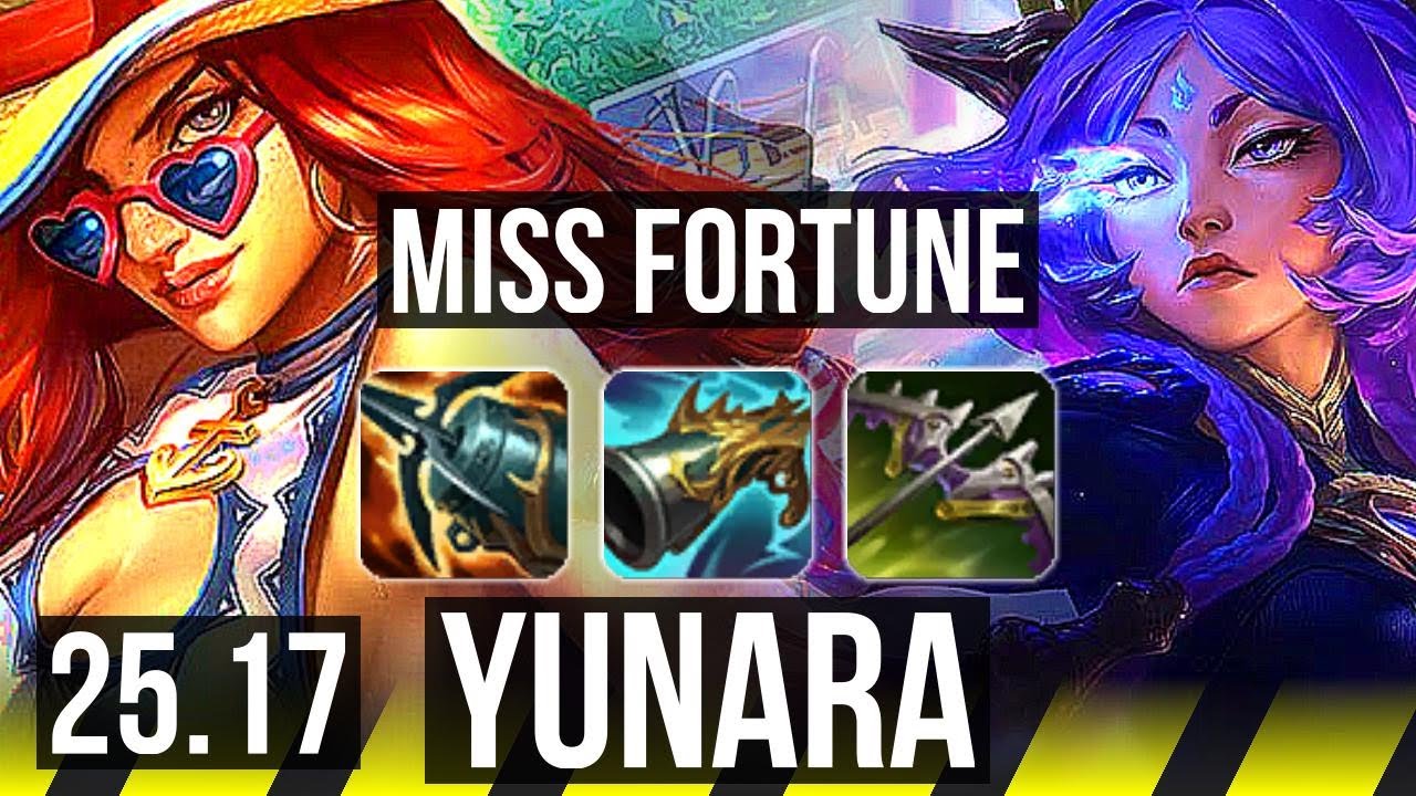 MISS FORTUNE & Neeko vs YUNARA & Rell (ADC) | Godlike | KR Master | 25.17