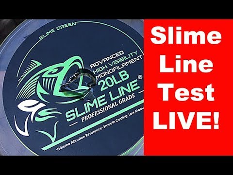 SLIME LINE - SLIME LINE FISHING LINE - SLIME LINE FISHING LINE TEST 