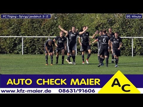 FC Töging gg. SpVgg Landshut: Sieg mit Last-Minute-Tor