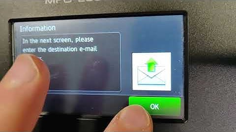 Scan to email - Brother MFC printers