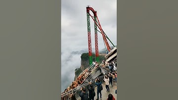 Hilltop Amusement Platform Collapses and Slides Down the Slope!