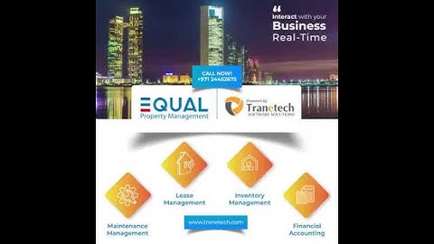 Property Management software in UAE | ERP Software for Real Estate in UAE | EQUAL