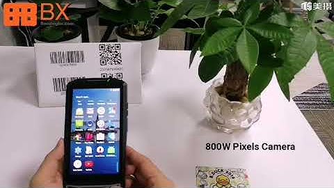 BX U9100 PDA Fingerprint 2D QR barcode scanner RFID LF HID NFC UHF handheld terminal video 03