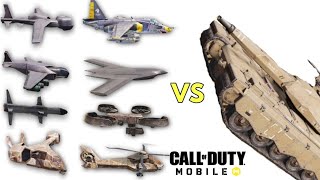 All Scorestreaks vs Tank in COD Mobile | Call of Duty Mobile
