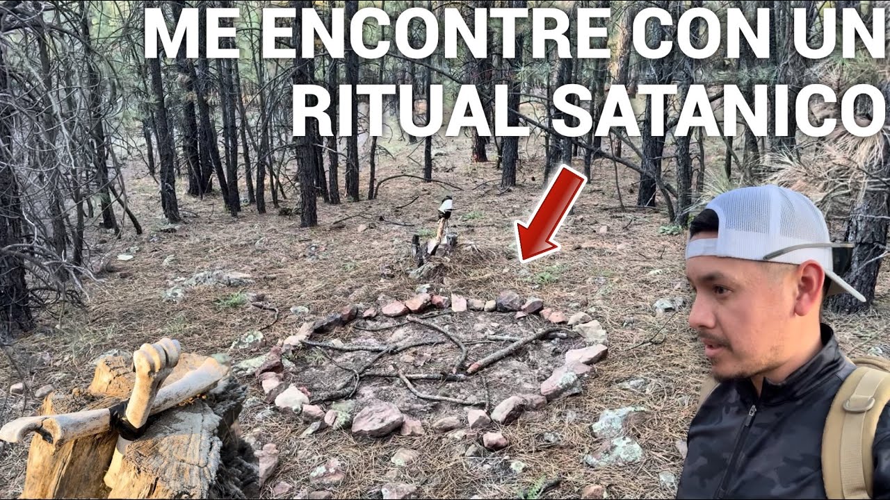 No Esperaba Encontrarme Esto En El Bosque! Sera Algun Ritual?