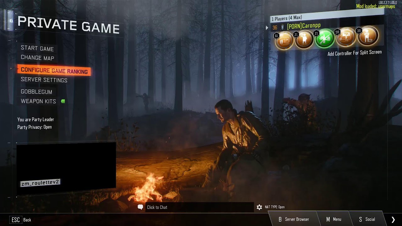 Playing BO3 Zombies Workshop Maps