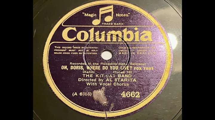 The Kit Kat Band (Al Starita) - Oh Doris, where do...