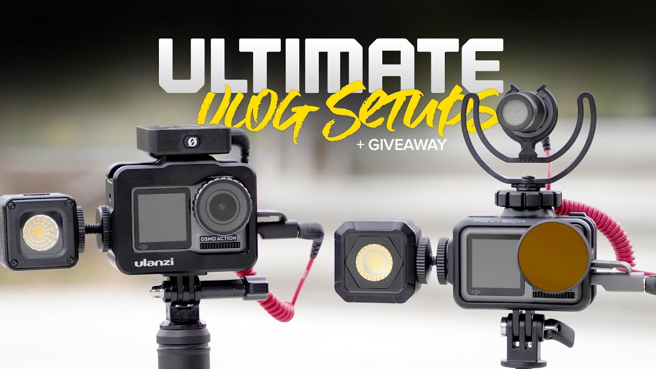 Ultimate Vlog Setups For The Dji Osmo Action Giveaway Youtube