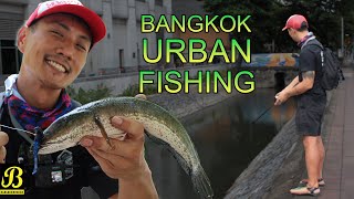 Fishing in Central Bangkok for SNAKEHEADS! ตกปลาช่อน ซอย ต้นสน?!