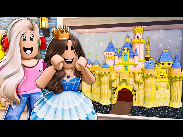 My Family ADOPTED A PRINCESS...I Built Her A CASTLE! (Roblox) class=