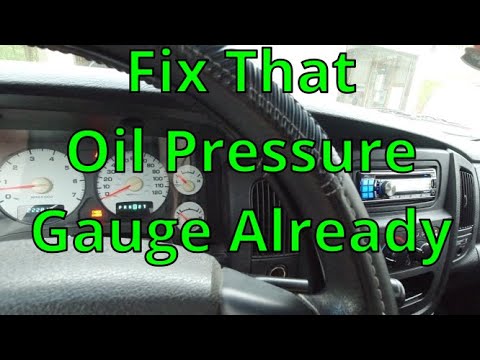 2003 Dodge Ram 1500 Oil Pressure Gauge Problems 