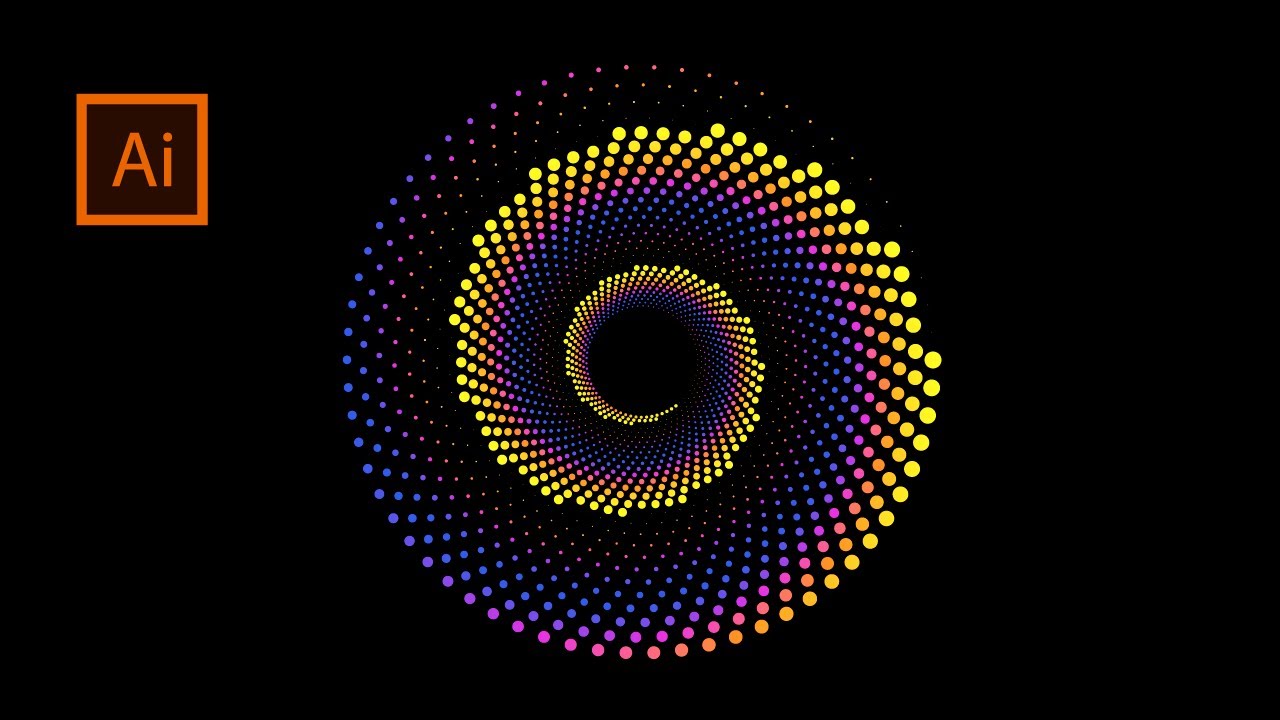 Espiral en Illustrator - Tutorial - YouTube