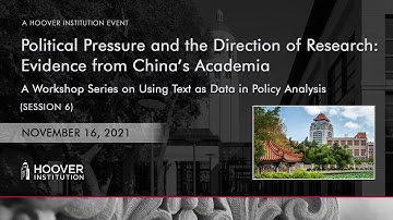 Hoover Institution Workshop On Using Text As Data In Policy Analysis (Part 6)