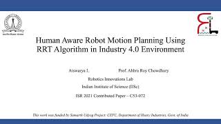 Human Aware Robot Motion Planning using RRT Algorithm in Industry 4.0