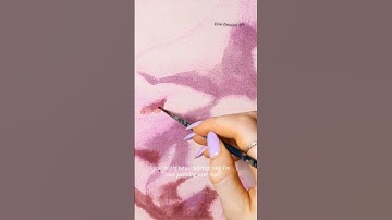 PAINTING WITH WINE 🍷🖌️ #artshorts #recycledart #artprocess #wine