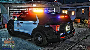 Playing GTA 5 As A POLICE OFFICER Gang Unit Patrol🔥🔥🔥||  GTA 5 Lspdfr Mod|  4K