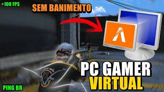 MELHOR PC VIRTUAL PARA JOGAR GTA RP EM 2026!! (SEM BANIMENTO | RODA LISO NO FIVEM) SEM DELAY/SEM LAG