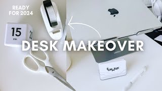 DESK MAKEOVER | desk setup for WFH & productivity by Emma Caitlain 1,281 views 4 months ago 12 minutes, 5 seconds