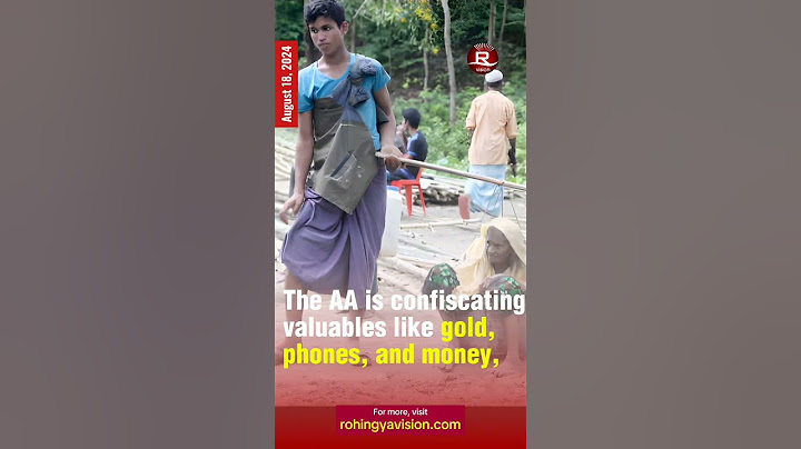 Evacuating Rohingya from Maungdaw Abducted by AA