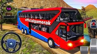 Uphill off-road Bus Driving Simulator Game | Offroad Bus driving Android Gameplay | screenshot 1