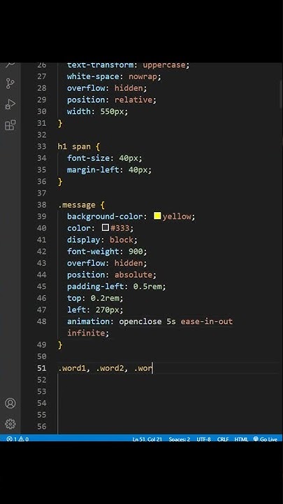 CSS Highlight and Flip html #shorts - YouTube