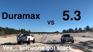 LIFTED DURAMAX VS LIFTED 5.3 (OFFROAD)