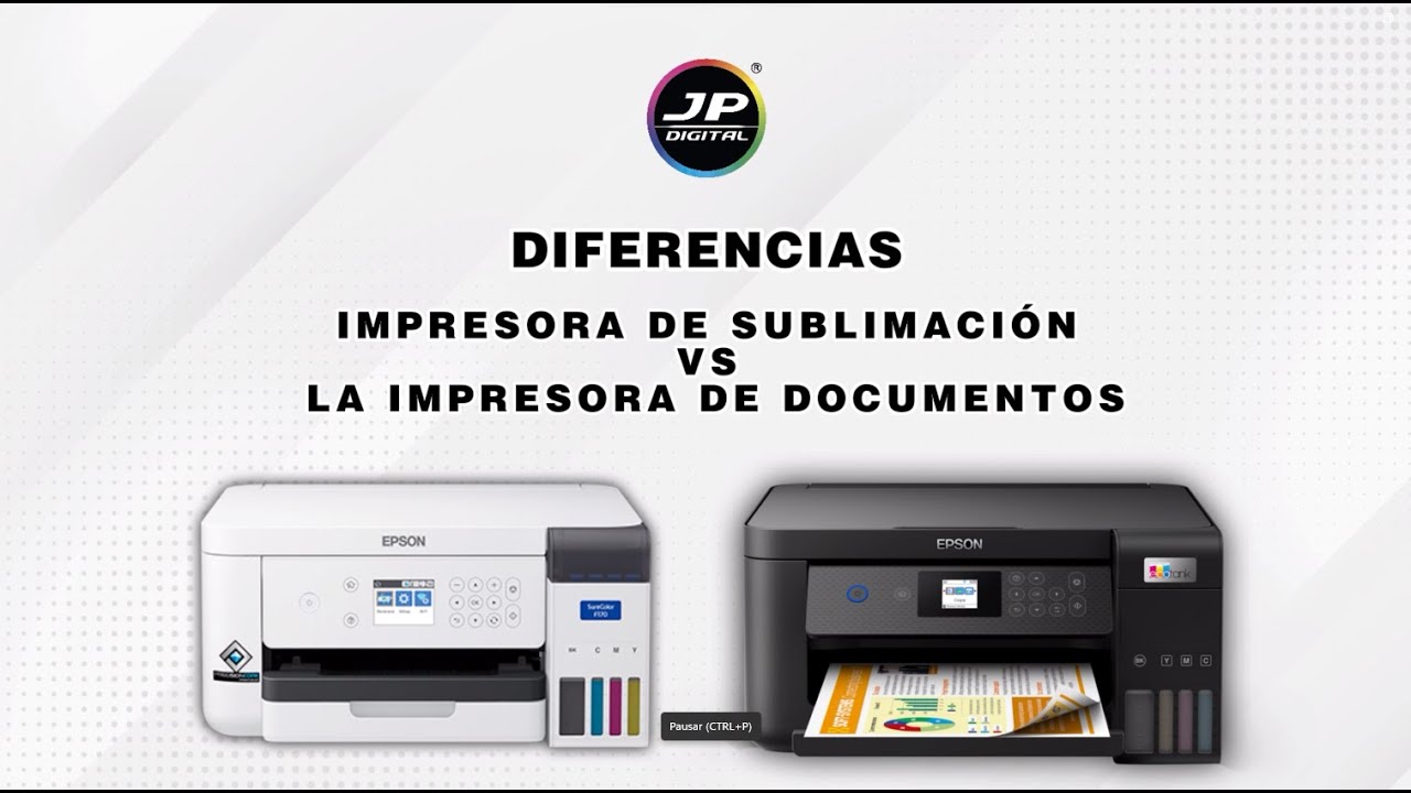 Descubre la diferencia entre impresoras de sublimación y documentos! 
