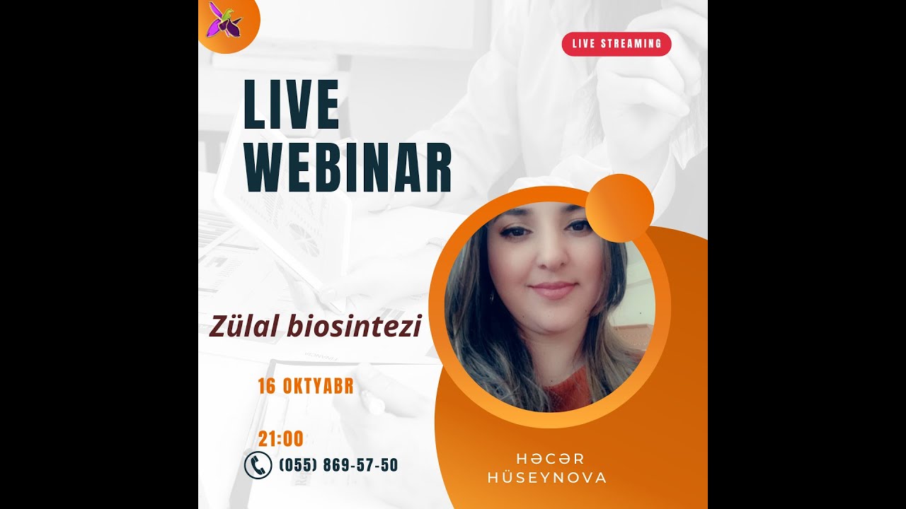 Zülal biosintezi - VEBİNAR