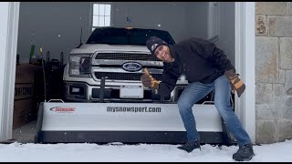 Snowsport HD plow on a 2019 Ford F-150 with 2