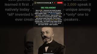 The surprising truth: Esperanto, an invented language, has native speakers.