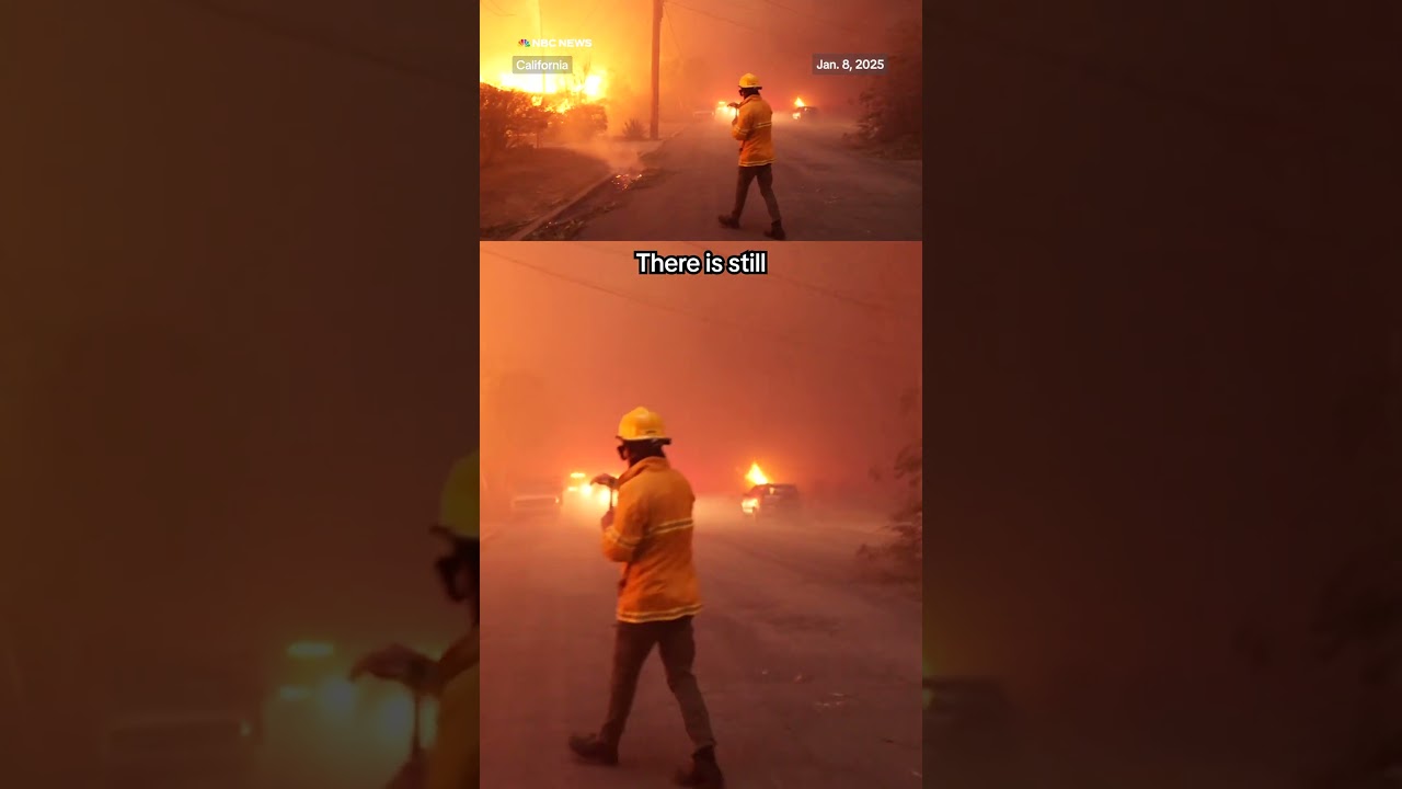 In the California wildfire zone, homes are being consumed by flames