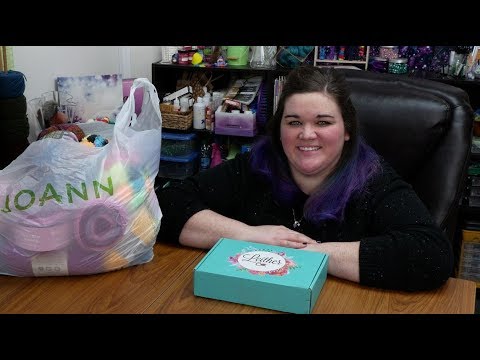 Leither Leither Co Crochet Subscription Box and New Premier Yarn Unboxing Live ...