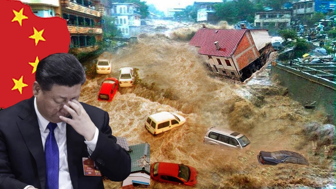 Shaanxi Underwater! Tornadoes and Floods Hit Shaanxi China Mercilessly | China Flood 2023