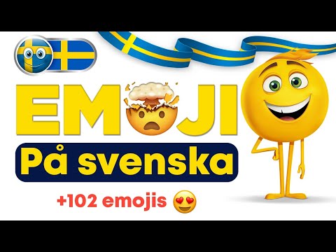 Vad betyder alla emojis, smileys och smileygubbar? ( 2021 ) / Lär dig Emoji på svenska!