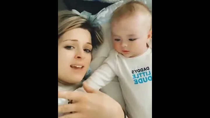 Doctor distracts baby from her shots with goofy tune