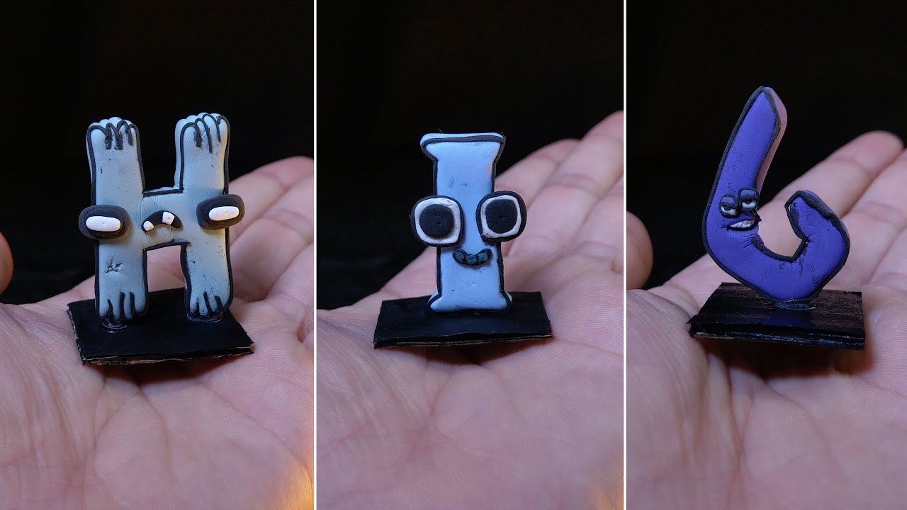 Making Alphabet Lore with clay G H I | 2T Clay - YouTube