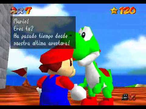 raro Sarabo árabe perspectiva Super Mario 64 - Secreto - 120 Estrellas - YouTube