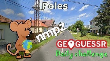 Geoguessr Daily Challenge - NMPZ - When I See These Poles I Think Of A Couple Of Countries