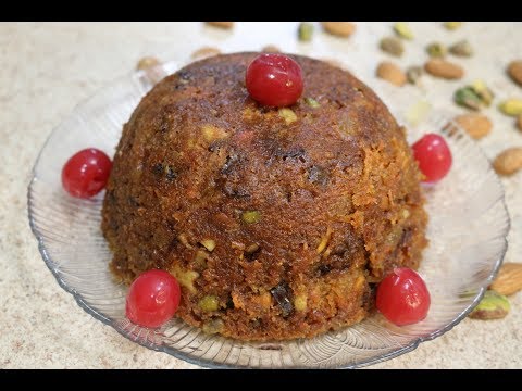 Eggless Christmas Pudding / Christmas Pudding