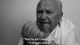 A story of Mordechai, a holocaust survival 93  years old, on Sand by Ilana Yahav