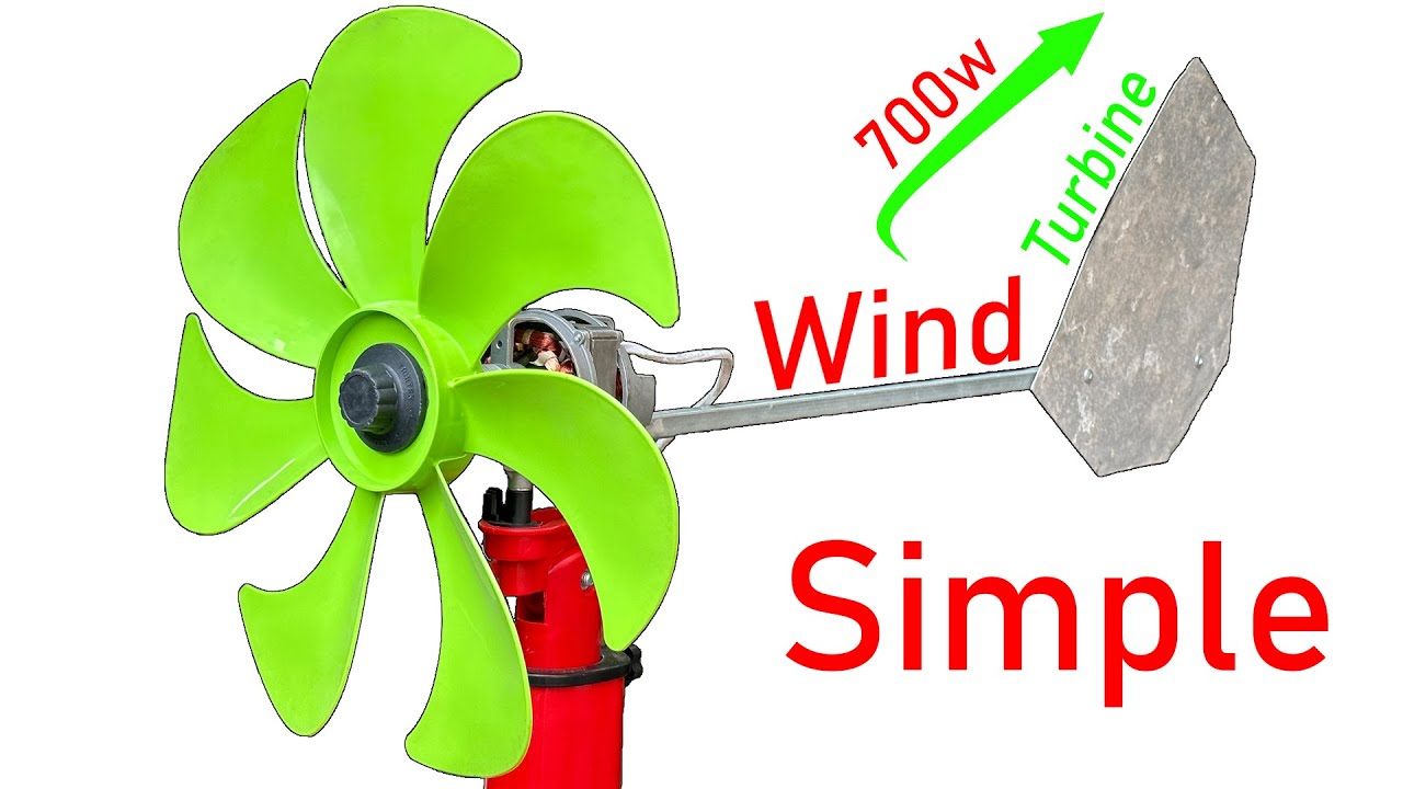 Electric fan inspires design of home-use wind power generator