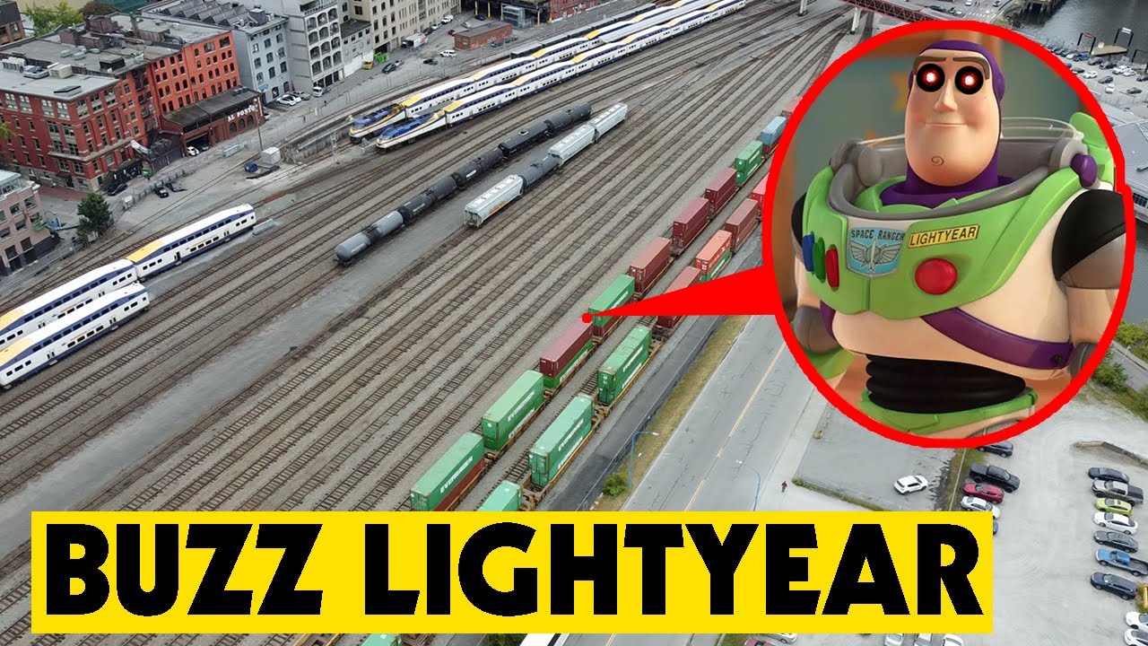 DRONE CATCHES BUZZ LIGHTYEAR FROM LIGHTYEAR MOVIE IN REAL LIFE | BUZZ LIGHTYEAR CAUGHT ON DRONE