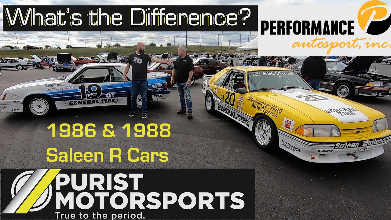 Saleen R Saleen R Car Comparison 1986 and 1988 R Car Review - YouTube