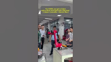 Cobot #cobot #robot #industrialrobot #sixaxisrobot #automated #robotarm #magichands #factory