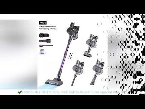 V14 Wireless Handheld Vacuum Cleaner 28kPa Powerful 8 in 1 Electric ...
