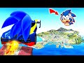 SONIC THE HEDGEHOG - Race Challenge with Supercars competition | GTA 5 MODS