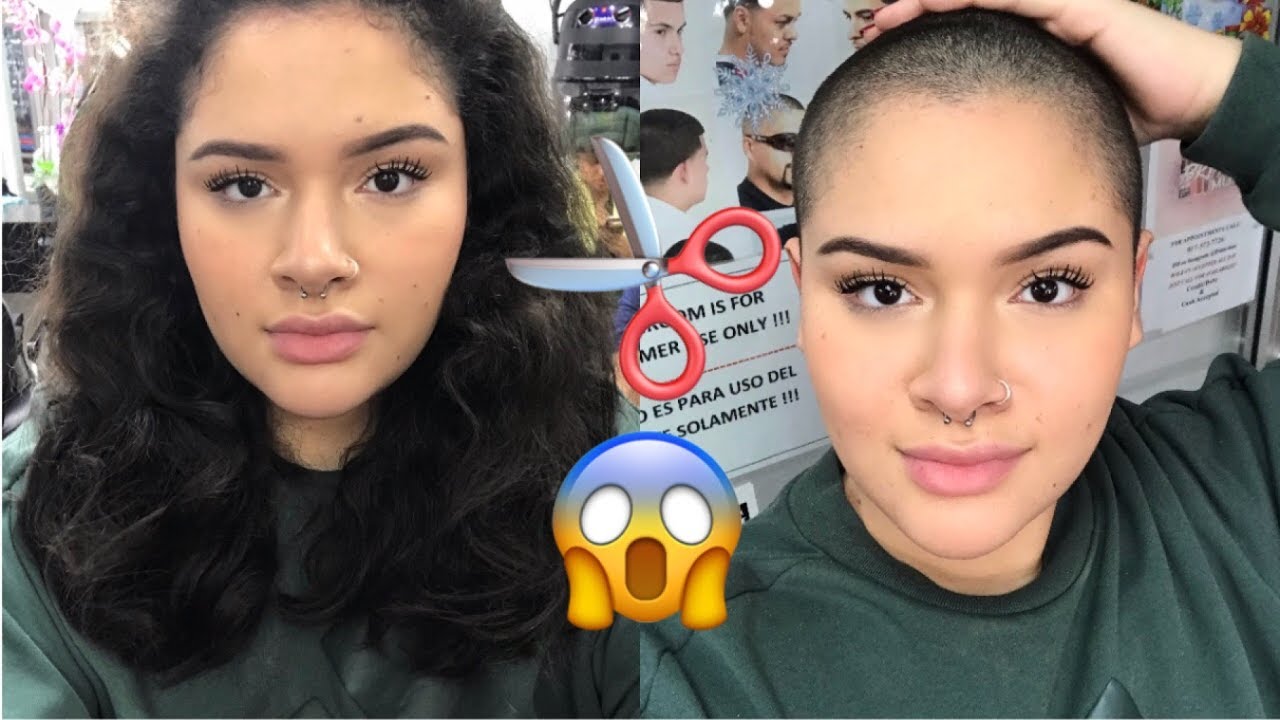 😱✂️ WATCH ME SHAVE MY HEAD!!! ✂️😱